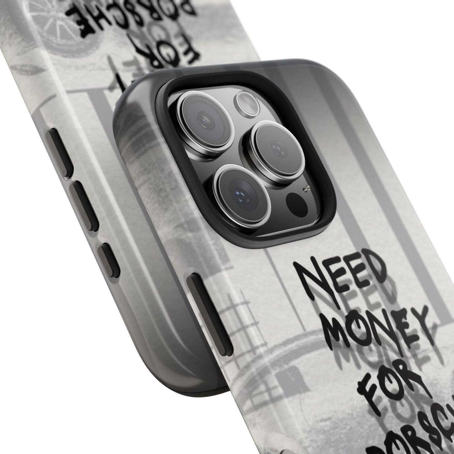 VYBE.-"I need money for Porsche" Phone case