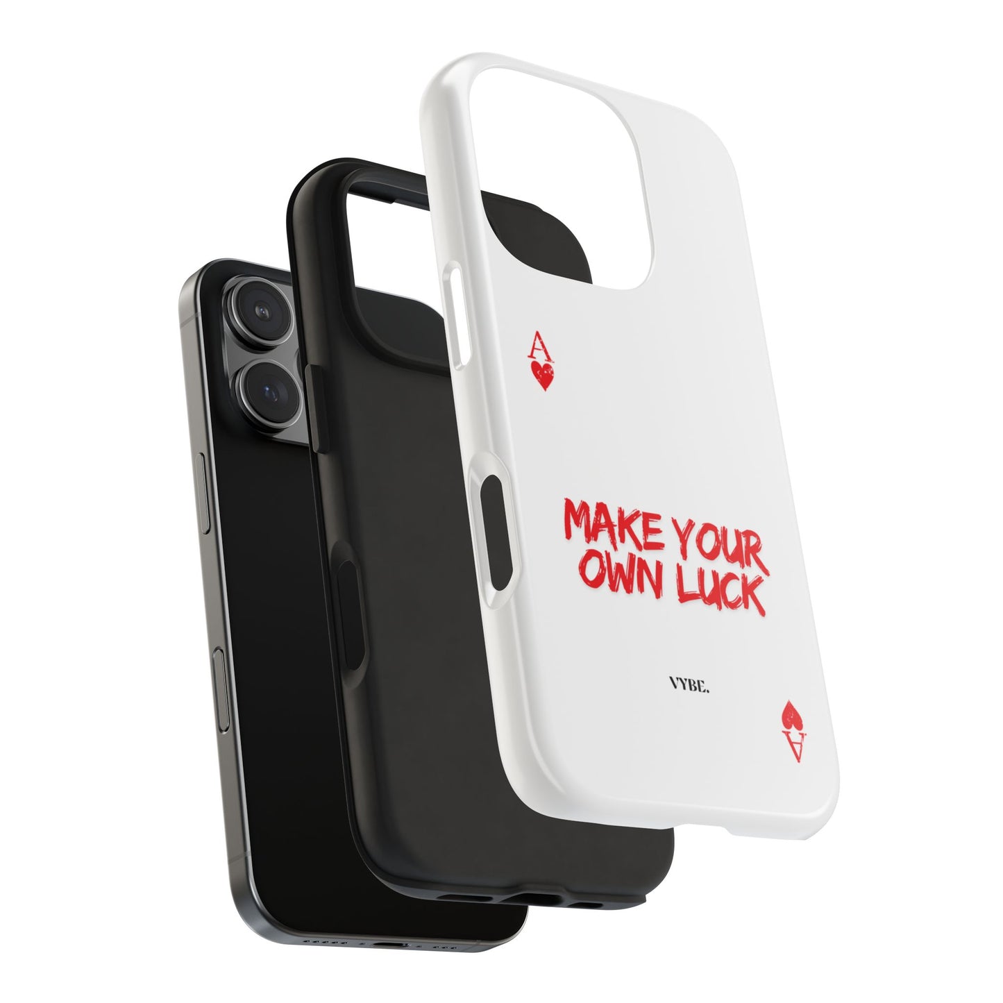 VYBE.-"Make your own luck." Phone case