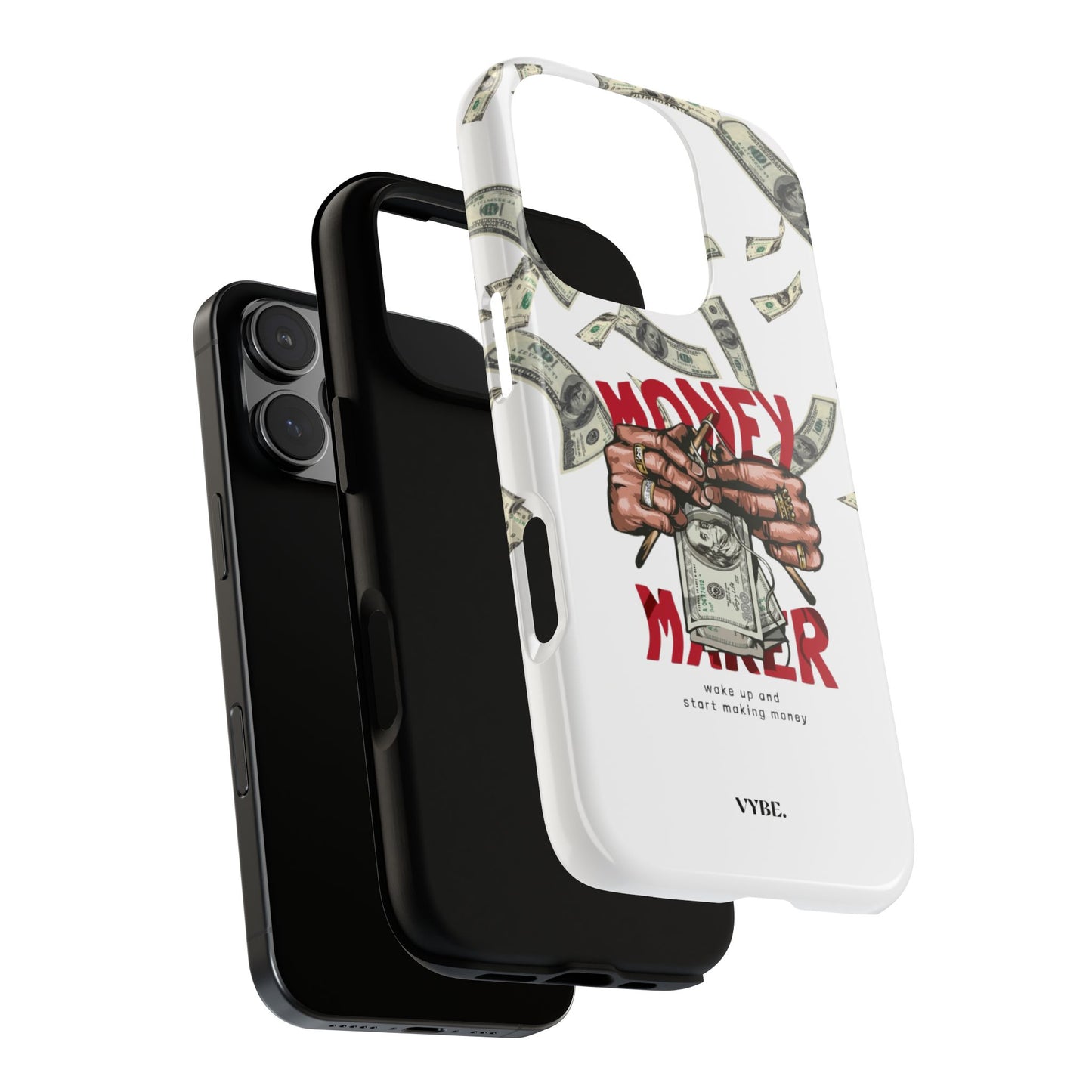 VYBE.-" Money maker." Phone case