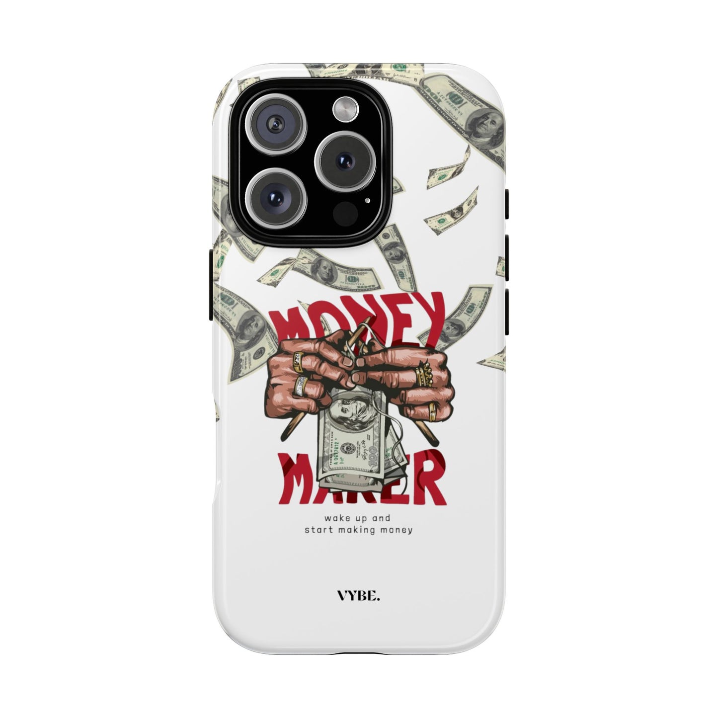 VYBE.-" Money maker." Phone case