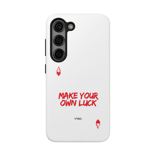VYBE.-"Make your own luck." Phone case